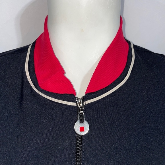 Tail Essentials Hathaway Zip Front Tennis Track Jacket Size S - Picture 2 of 7